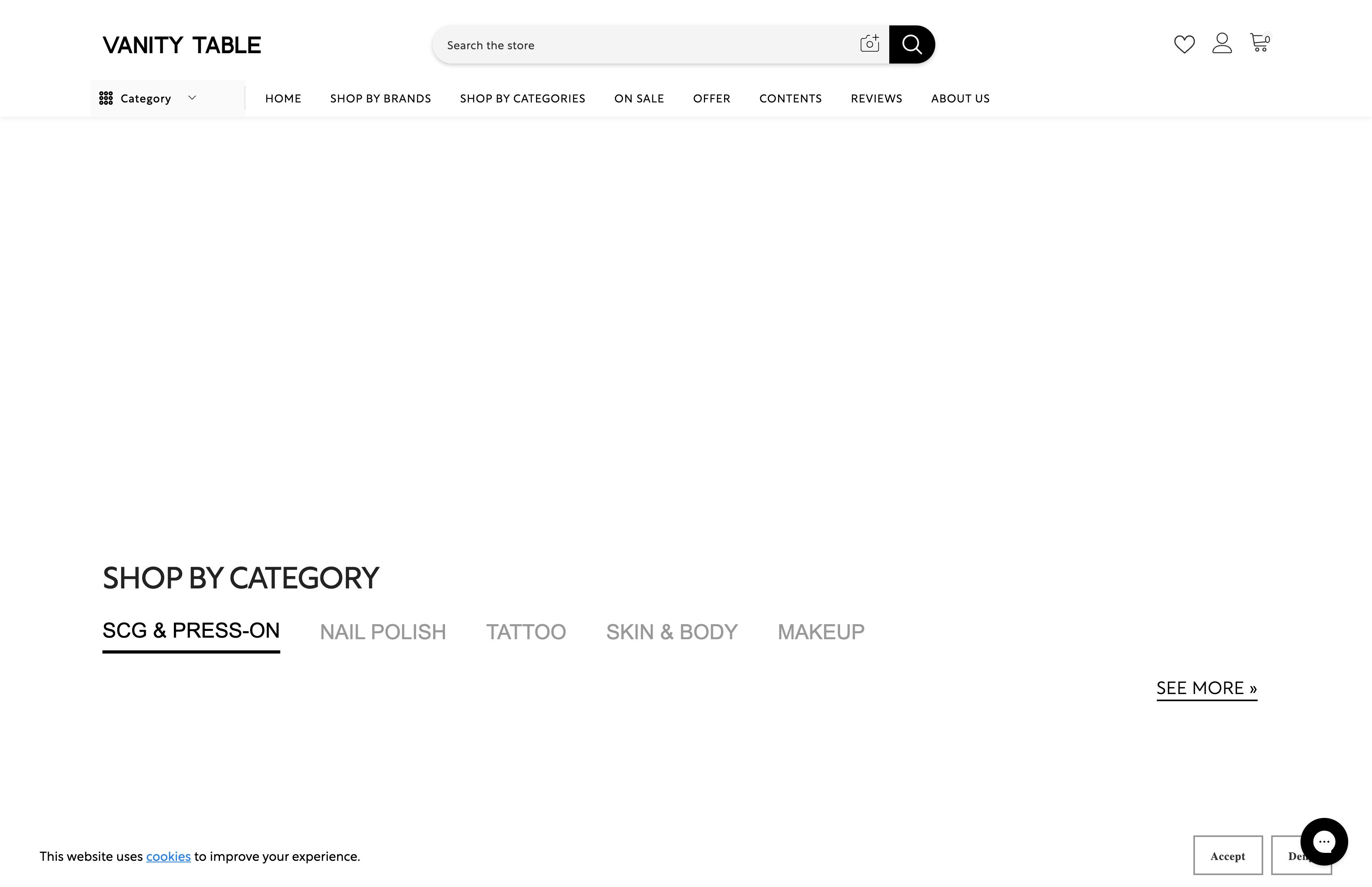 PageFly vs. Vanity Table screenshot