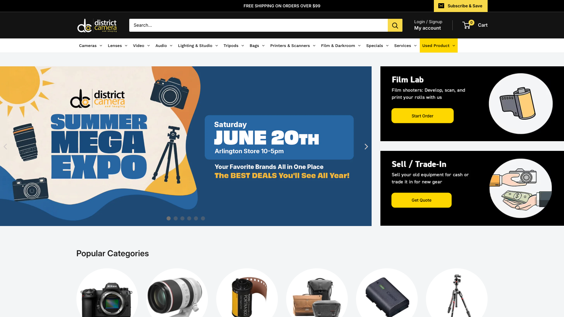 District Camera’s Unified Commerce Transformation screenshot