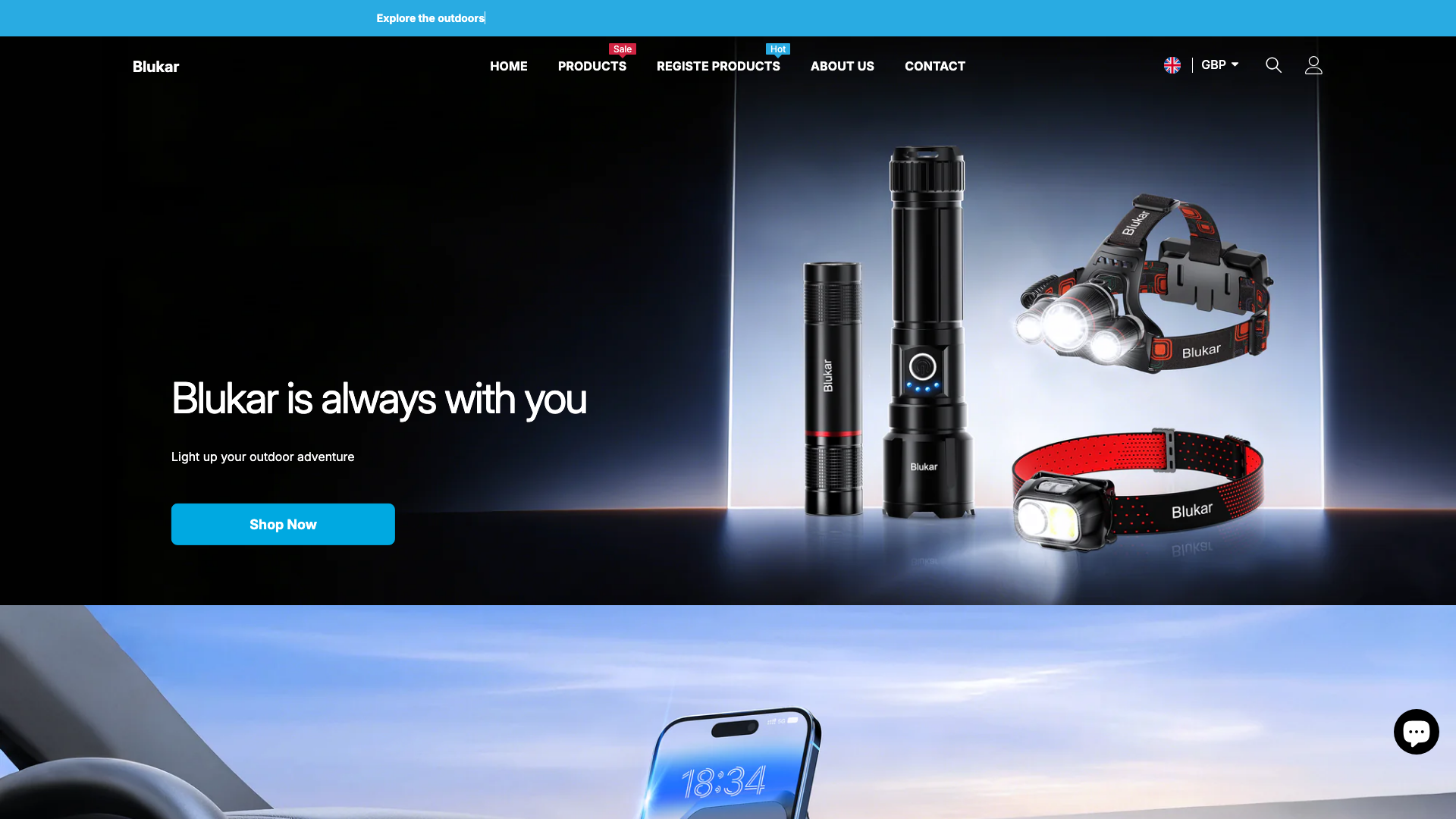 Blukar screenshot