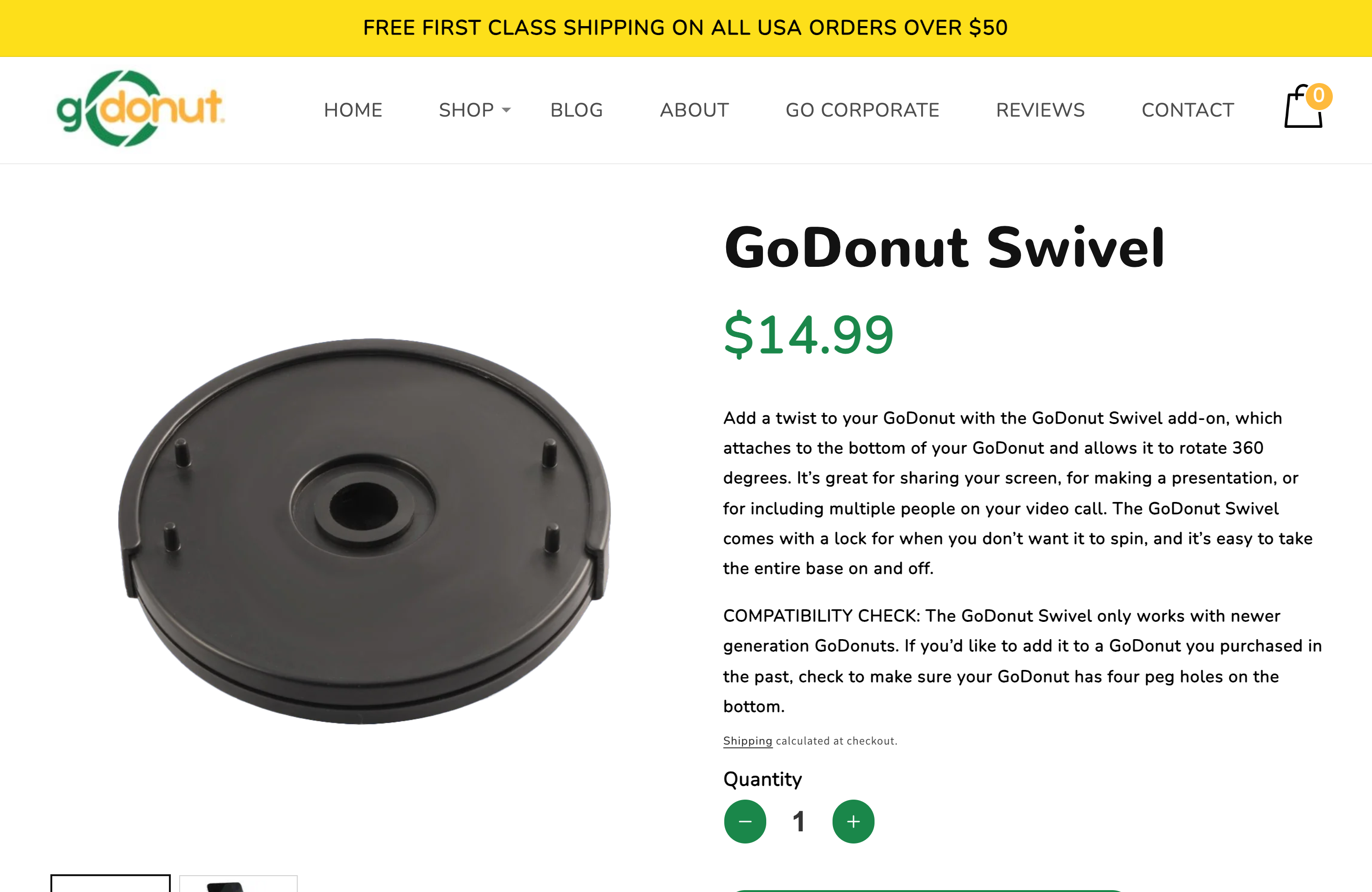 Godonut Custom Shopify Store screenshot 4