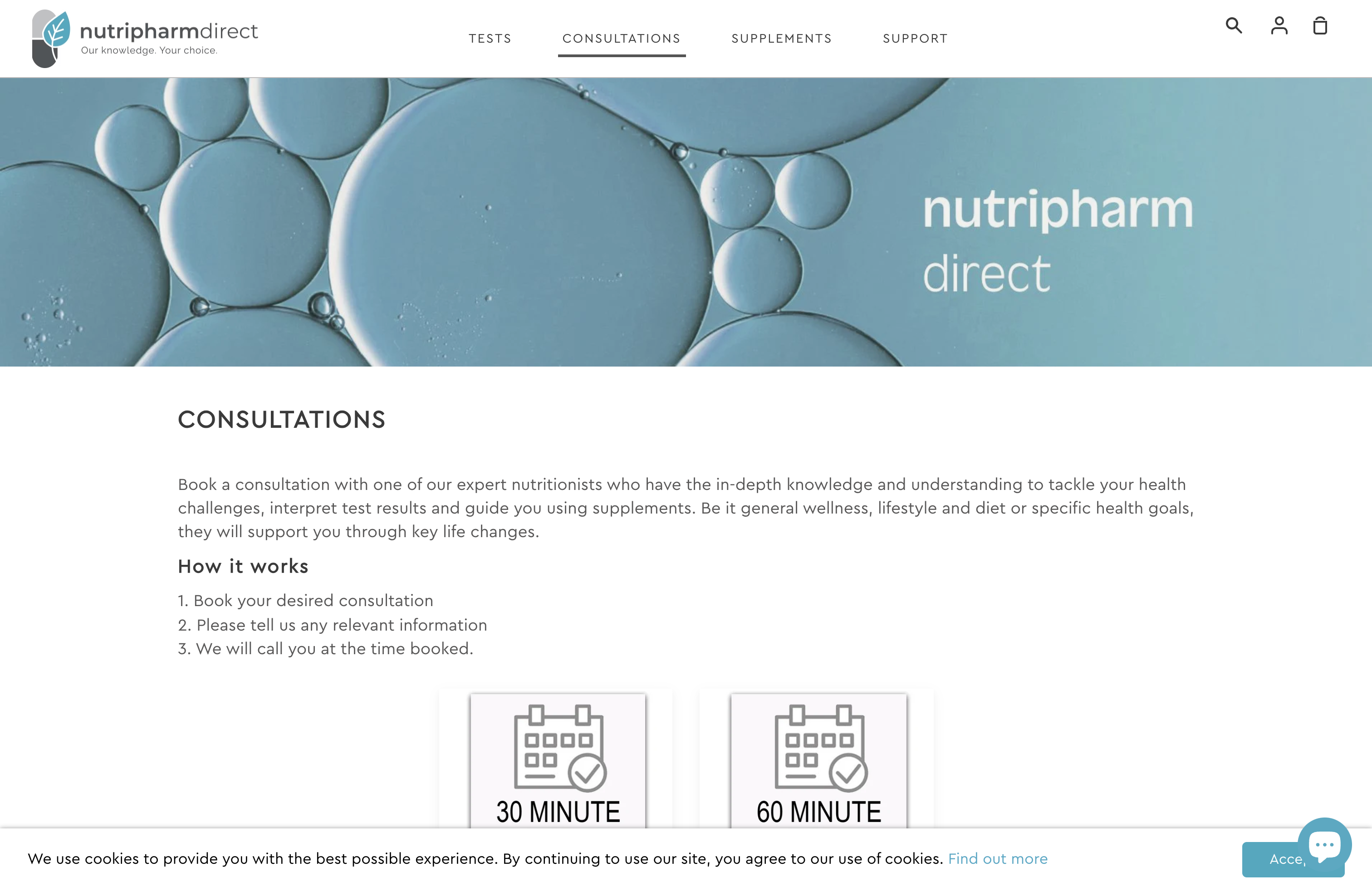 Nutripharmdirect by Rita Arora London Based Blood Testing Supplements screenshot 3