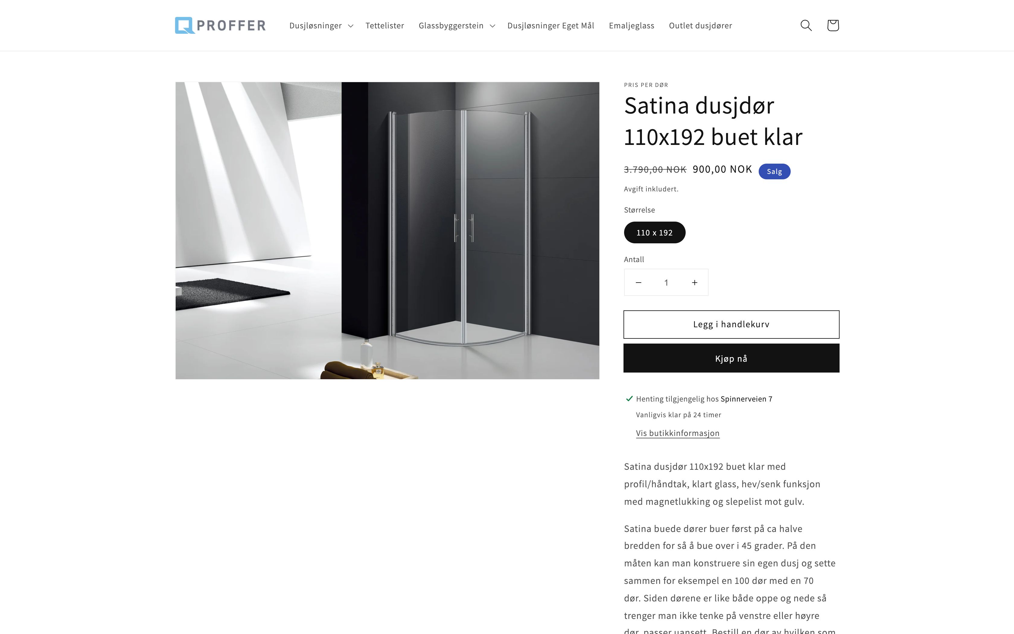 Proffer Glass Engros AS screenshot 5