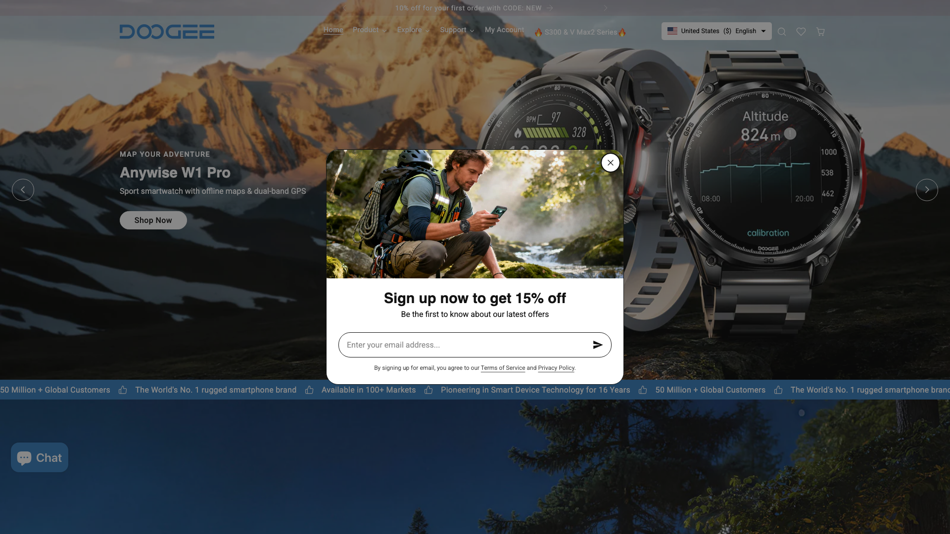Doogee.com — Rugged Phones Engineered for the Extreme screenshot