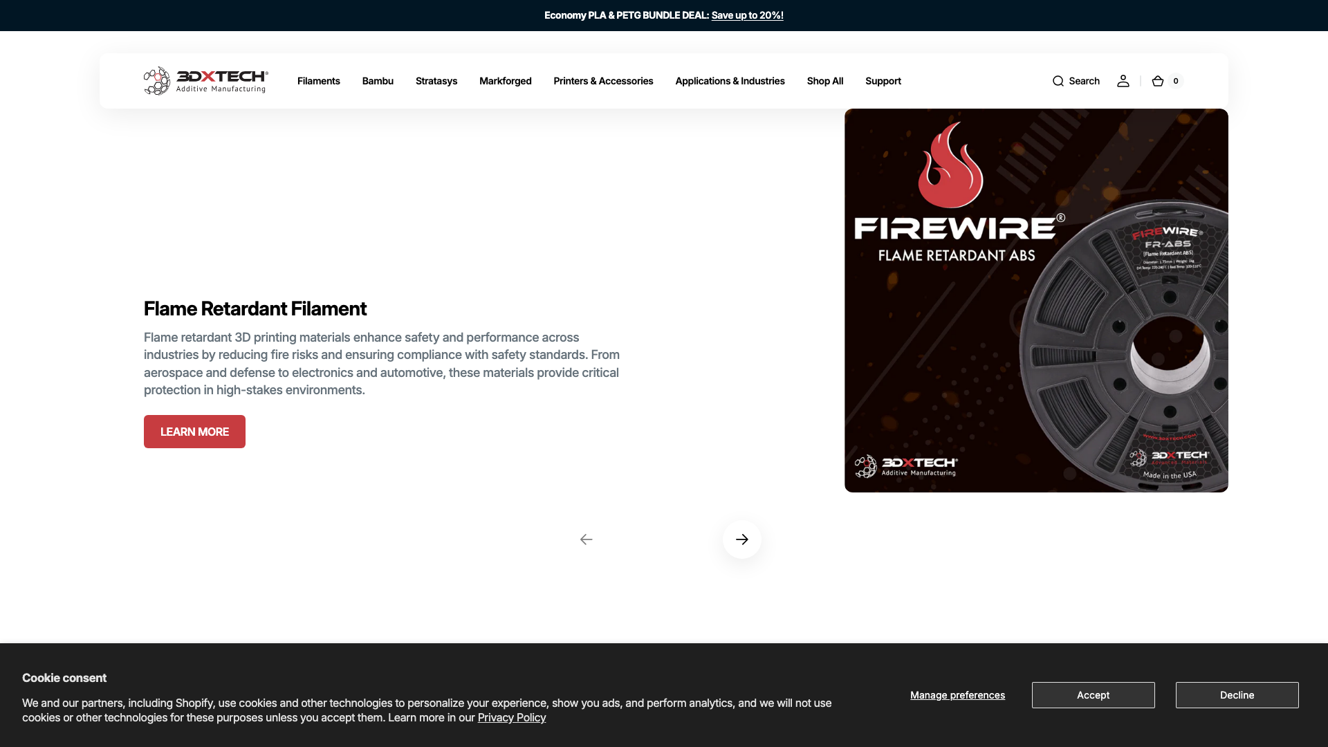 3DXTECH’s Shopify Plus Site & WooCommerce Migration screenshot
